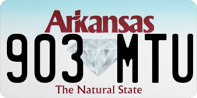 AR license plate 903MTU