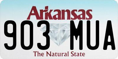 AR license plate 903MUA