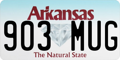 AR license plate 903MUG