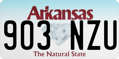 AR license plate 903NZU