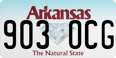 AR license plate 903OCG