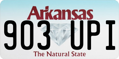 AR license plate 903UPI