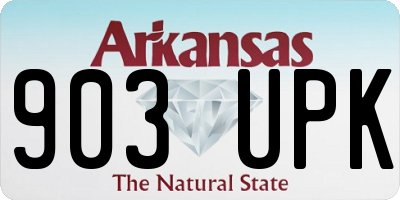 AR license plate 903UPK