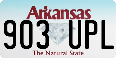 AR license plate 903UPL