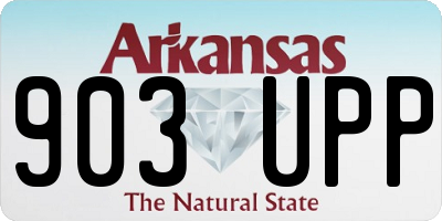 AR license plate 903UPP