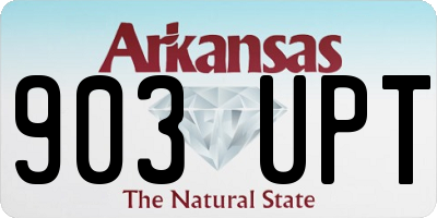 AR license plate 903UPT