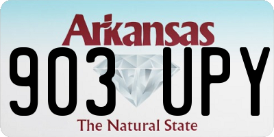 AR license plate 903UPY