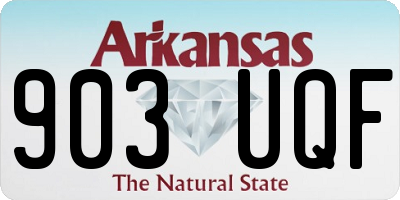 AR license plate 903UQF