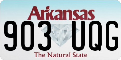 AR license plate 903UQG
