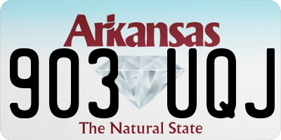 AR license plate 903UQJ