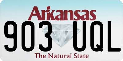 AR license plate 903UQL
