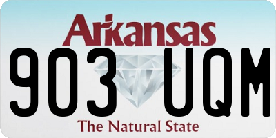 AR license plate 903UQM