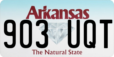 AR license plate 903UQT