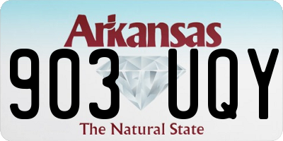 AR license plate 903UQY