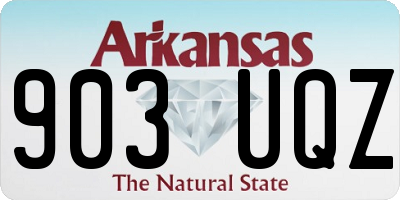 AR license plate 903UQZ