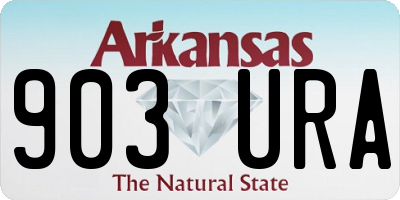 AR license plate 903URA