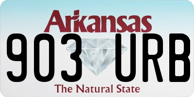 AR license plate 903URB