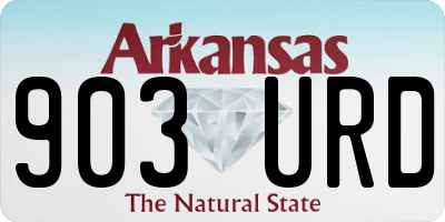 AR license plate 903URD