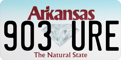 AR license plate 903URE