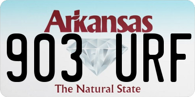 AR license plate 903URF