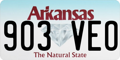 AR license plate 903VEO