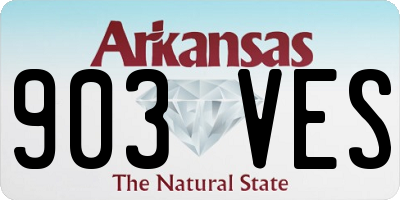 AR license plate 903VES