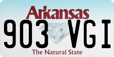 AR license plate 903VGI