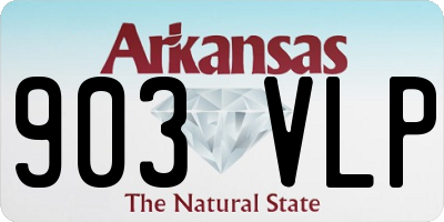 AR license plate 903VLP