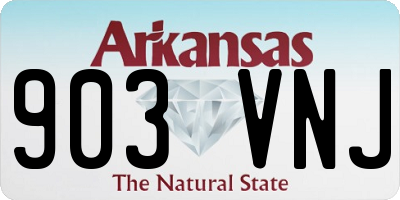 AR license plate 903VNJ