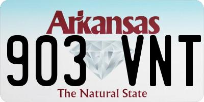 AR license plate 903VNT