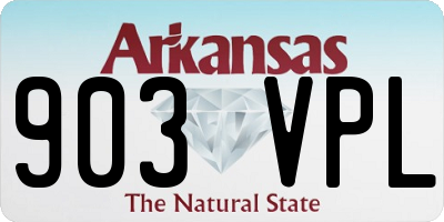 AR license plate 903VPL