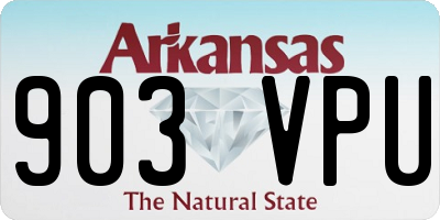 AR license plate 903VPU