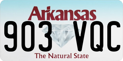 AR license plate 903VQC