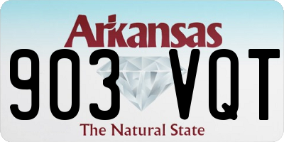 AR license plate 903VQT