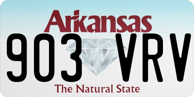 AR license plate 903VRV