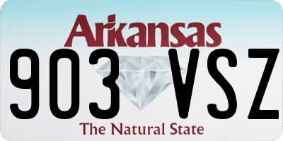 AR license plate 903VSZ