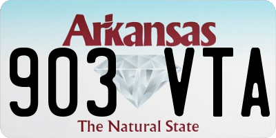 AR license plate 903VTA