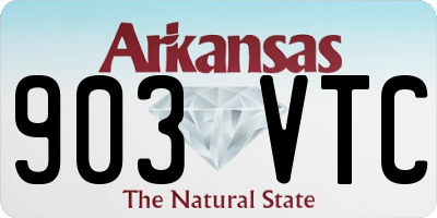 AR license plate 903VTC