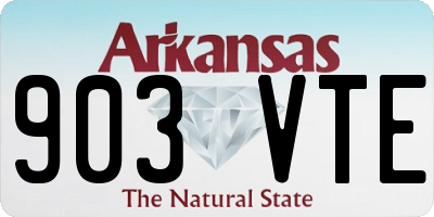AR license plate 903VTE