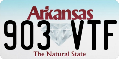 AR license plate 903VTF