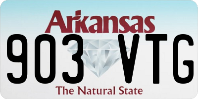 AR license plate 903VTG