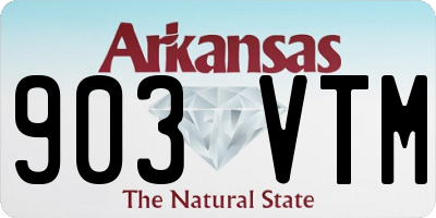 AR license plate 903VTM