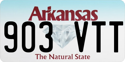 AR license plate 903VTT