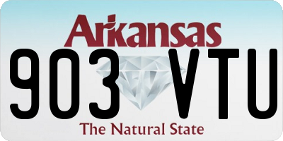 AR license plate 903VTU
