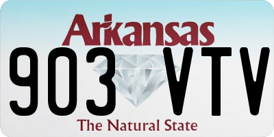 AR license plate 903VTV
