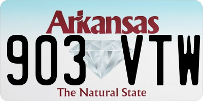 AR license plate 903VTW