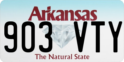 AR license plate 903VTY