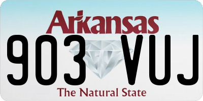 AR license plate 903VUJ