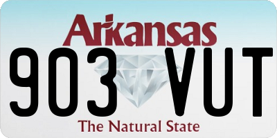 AR license plate 903VUT