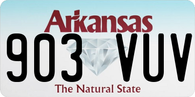 AR license plate 903VUV